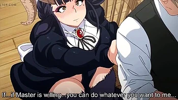 Hairy Hentai Goat Maid Gets Shaved And Creampied By Master In Missionary