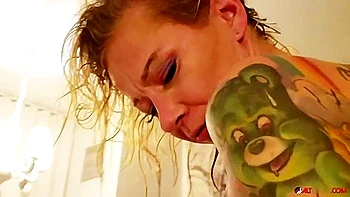 Inked-up, Rough-looking Bitch Amanda Doll Gets Fucked In Pov