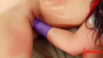 Amateur Gets Fisted, Paddled, And Eats Banana From Her Ass