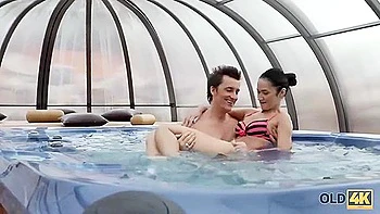 Handsome Stepdad Carefully Licks Pussy Before Shoving Rod Inside