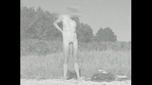 Huge flaccid cock - East German nude beach