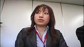 Her pants are taken off, a vibrator is inserted, and she squirts with fingering.