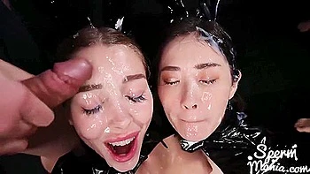 Sticky Bukkake Girls - Mary Popiense And Haruka Suzuno - Lucie Theodorova