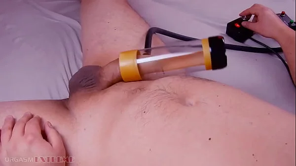 Extreme Milking Machine Blowjob - Venus 2000 Vacuum Penis Pump Cock Sucked Dry - Hands Free Orgasm