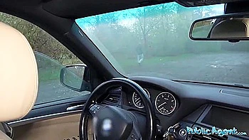 Creampie For Cute Blond Teen 18+ Who Fools Around In Public For Cash Flashing Her Bazookas And Bald Twat Outside