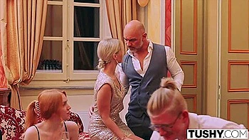 Assfucking-obsessed Lika Loves The Attention Of Two