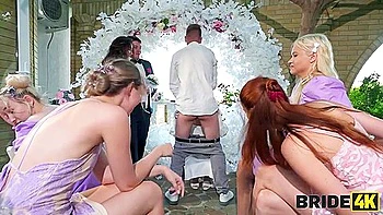 A Real Wedding Anal Bang, Bride Was Nailed By A Toastmaster