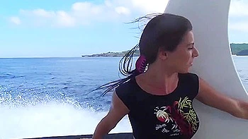 Stepdad And Stepdaughter Vacation Outdoor