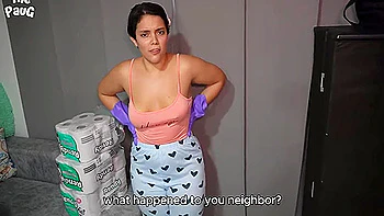 I Fuck My Sexy Neighbor After Cleaning