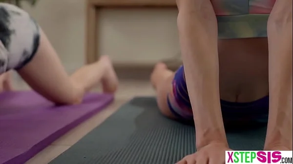 Petite stepsister Lily Larimar and teen friend Kyler Quinn share big dick