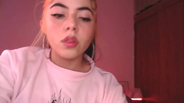 Egirl spits and drools all over cock - Ahegao blowjob
