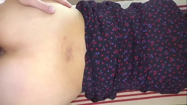 stepMom gave stepson a blowjob and spread her ass for anal