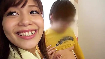 Fabulous Japanese chick Hikaru Konno, Azusa Akane in Exotic college, threesomes JAV movie