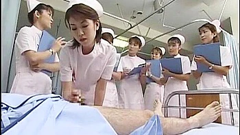 Fabulous Japanese girl Kaho Kasumi, Sasa Handa, Meguru Kosaka in Horny Nurse, Handjobs JAV video