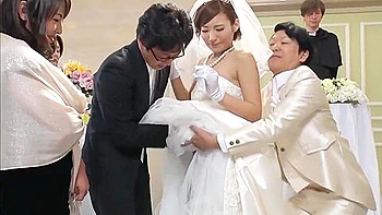 Best Man Takes Bride In Japanese Wedding 1 - Asian