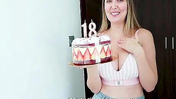 Hot Stepmother Gave Anal Sex To Her Stepson For His 18th Birthday