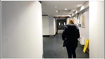 Shopping & Cock! Car, Changing Room & Big Facial