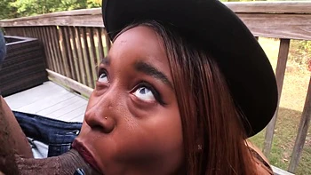 Nina Rivera And Don Whoe In 4k- Sucking And Fucking His Dick In The Backyard As A Sexy Cowgirl Of Halloween