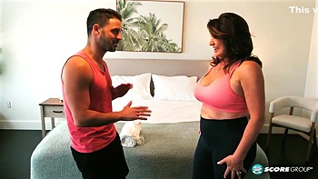 Lani Dulce - Wife And Stepmom 61, Fucks Her Personal Trainer. Her Stepdaughters Know Shes Here