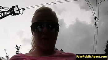 Pickedup Eurobabe Publicly Sucking Cock