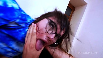 FIRST DP! Fucking slut Tank Girl gets hard double penetration