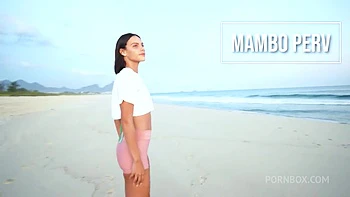 Very Horny Brazilian Beauty, Debora Andrade Fucks At The Beach