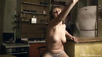 Kate L gets nasty in the kitchen - WeAreHairy