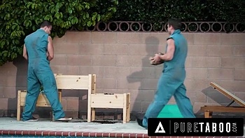 Charlotte Sins Relapses In Sex Therapy And Cheats On Her Wife With Two Workmen! 2