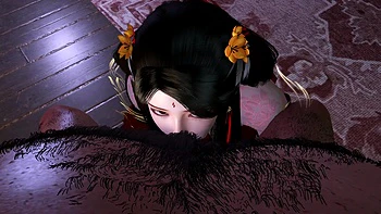 3D Cute Asian Babe Wearing Sexy Dress Got Fucked by Fat Dick