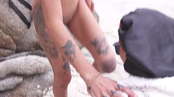 Daped-In-Public #4 : Skinny Petite Brazilian Larinha Small Fucked