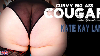 Curvy Big Ass Cougar Katie Kay Lane With Her Big Tits Loves To Play With Her Pussy
