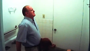 Cum guzzling cock sucking office slut gets on her knees