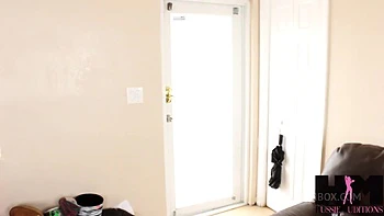 Michelle Strips As Brian Pounds Her Tight Pussy In Wild Debut!