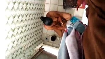 Filming My Real Bhabhi Taking Shower - Fuck My Indian GF