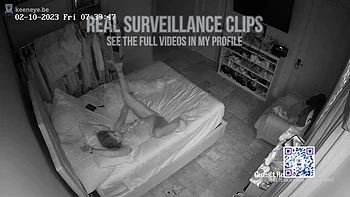 Hidden camera above the bed