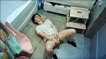 Our mom caught on bathroom