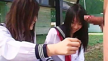 Amazing Japanese chick Ruka Namiki, Ema Kisaki, Rui Yazawa in Exotic Outdoor, Girlfriend JAV clip