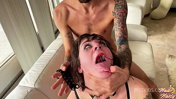 Filthy Whore Worships My Feet, Ass, And Dick Then Gargles My Piss