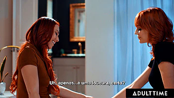 ADULT TIME - Aidra Fox Seduces Bestie Kenna James For ROMANTIC LESBIAN FUN!