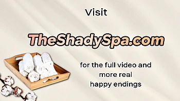 Cumthirsty blonde masseuse cocksucking