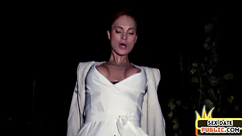 Public amateur POV slut