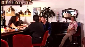 Barmaid gets gangbanged: Blowjob, Cowgirl  Hardcore Porn