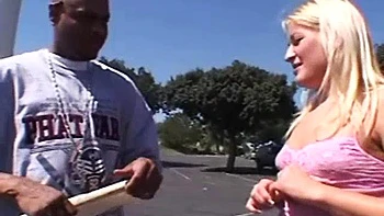 Blonde fucked by big black cock: Blowjob, Cowgirl  Spooning Porn