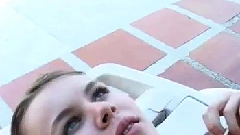 Sweet teen swimming lesson: Blowjob, Doggy  Amateur Porn