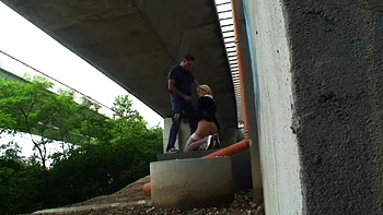 Ajx under the highway bridge: Cowgirl, Missonary  Blonde Porn
