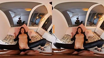 Vr brunette: Blowjob, Doggy  Cowgirl Porn