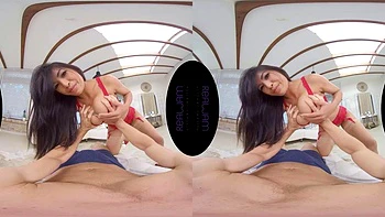 VR hot horny asian fuck: Blowjob, Doggy  Cowgirl Porn