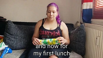 Binge stuffing: Amateur, Bbw  Weight Gain Porn