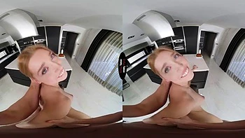 Jaj01: Teen, Blowjob  Blonde VR Porn