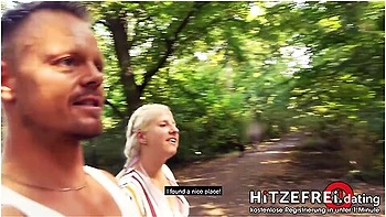 Random Dude Bodo Bangs Milf Slut Jana Schwarz In Park Dating